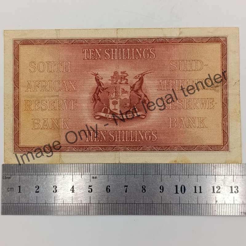 MH de Kock Ten Shillings 1947 banknote VF+