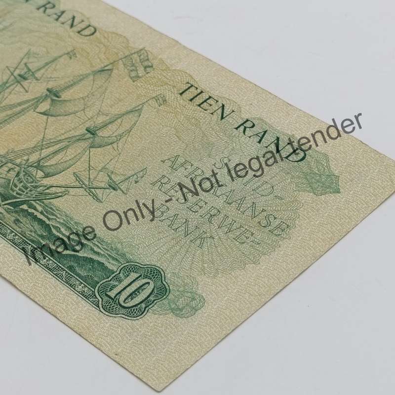 Rissik 1st issue 1962 Ten rand note Afrikaans over English