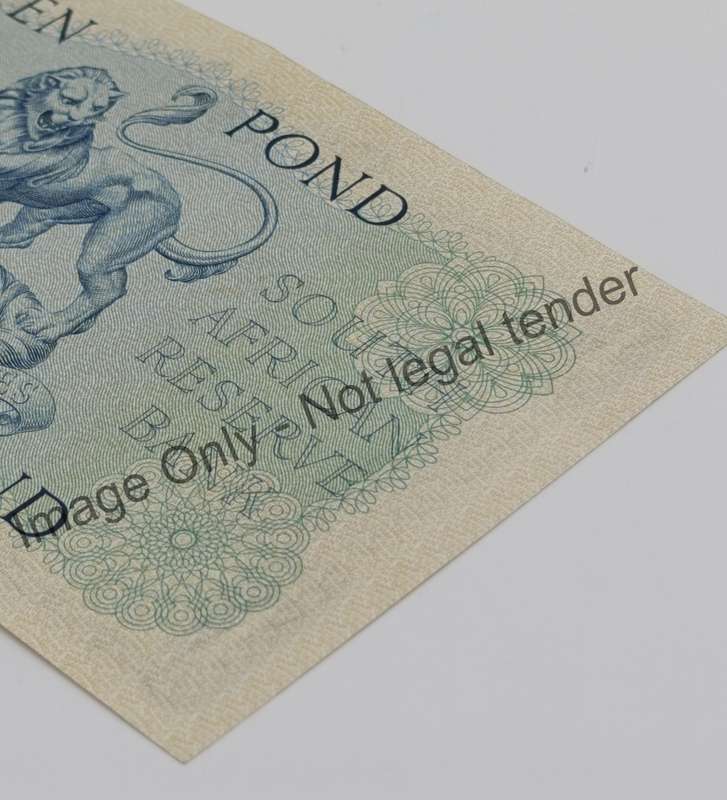 MH de Kock one pound 14-10-55 A/E B214 UNC with dents