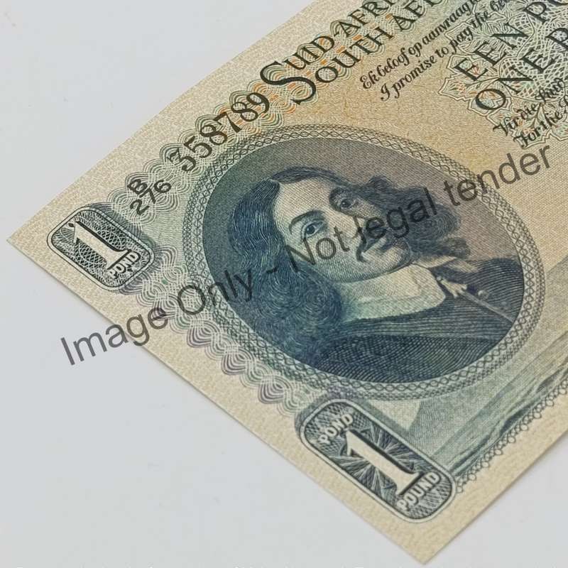 MH de Kock one Pound 18-1-57 B276 A/E UNC with slight dents