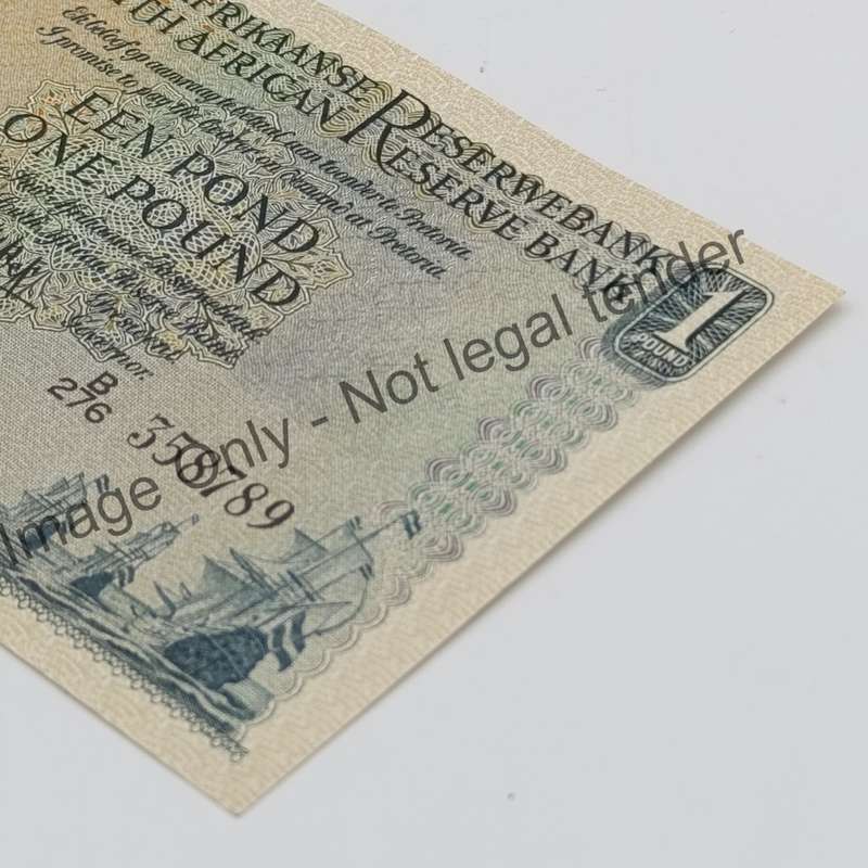 MH de Kock one Pound 18-1-57 B276 A/E UNC with slight dents