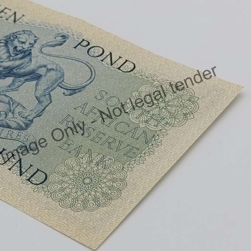 MH de Kock one Pound 18-1-57 B276 A/E UNC with slight dents