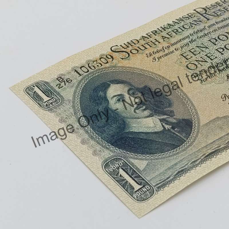 MH de Kock one pound 18-1-57 B276 A/E uncirculated