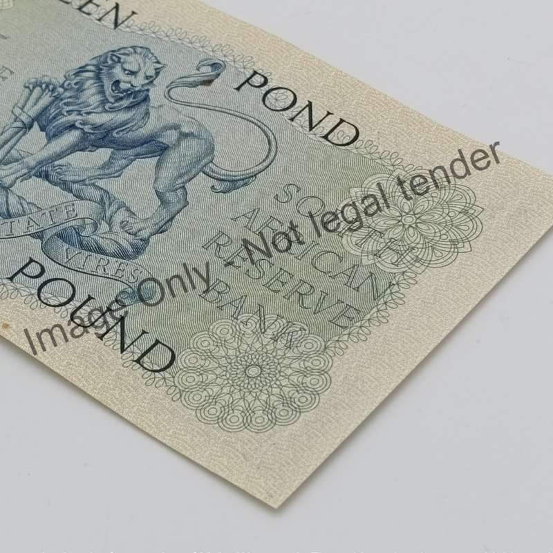 MH de Kock one pound 18-1-57 B276 A/E uncirculated