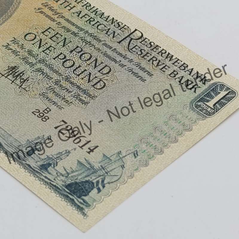 MH de Kock one pound 28-6-57 - E/A - B298 - AU