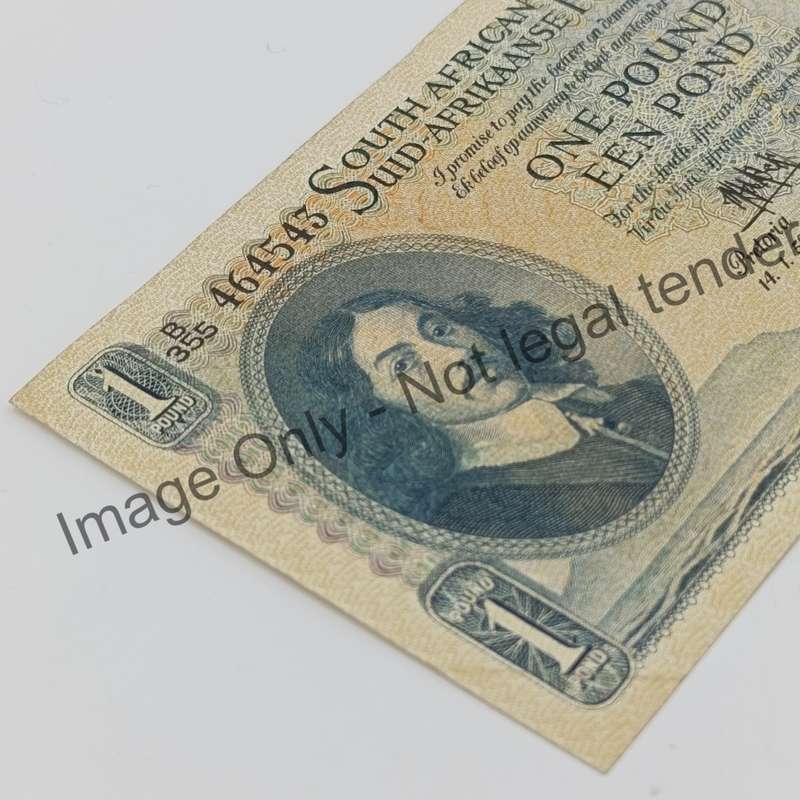 MH de Kock one pound 14-1-59 - E/A - B355 - EF