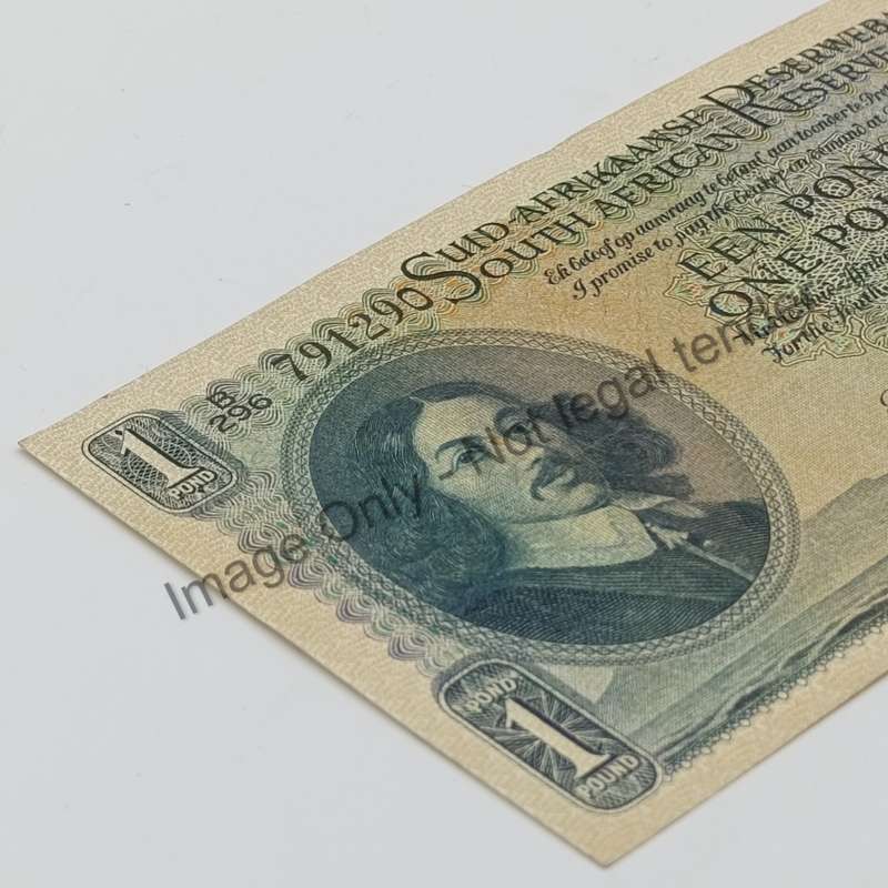 MH de Kock one pound 18-6-57 - B296 - EF