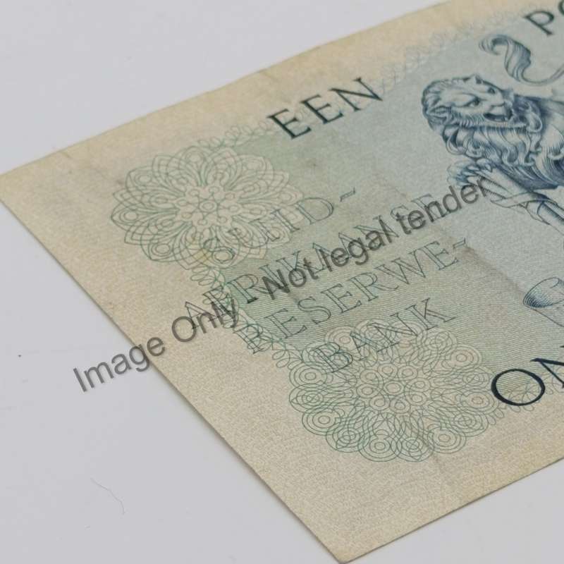MH de Kock one pound 21-1-55 - A/E - B198 - AU dents & creases