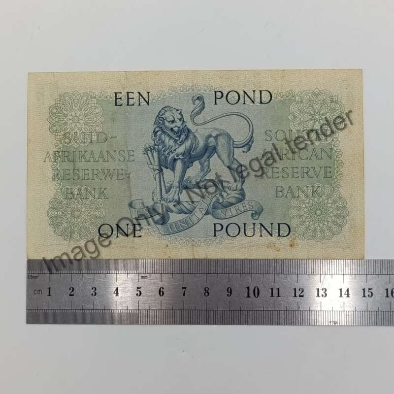 MH de Kock one pound 21-1-55 - A/E - B198 - AU dents & creases
