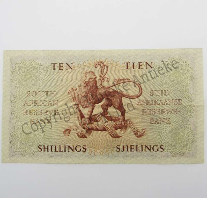 MH de Kock Ten Shilling 1950 - E/A - A32 - EF+