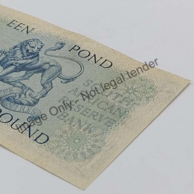 MH de Kock one pound 29-10-57 - A/E - B306 - UNC - slight denting