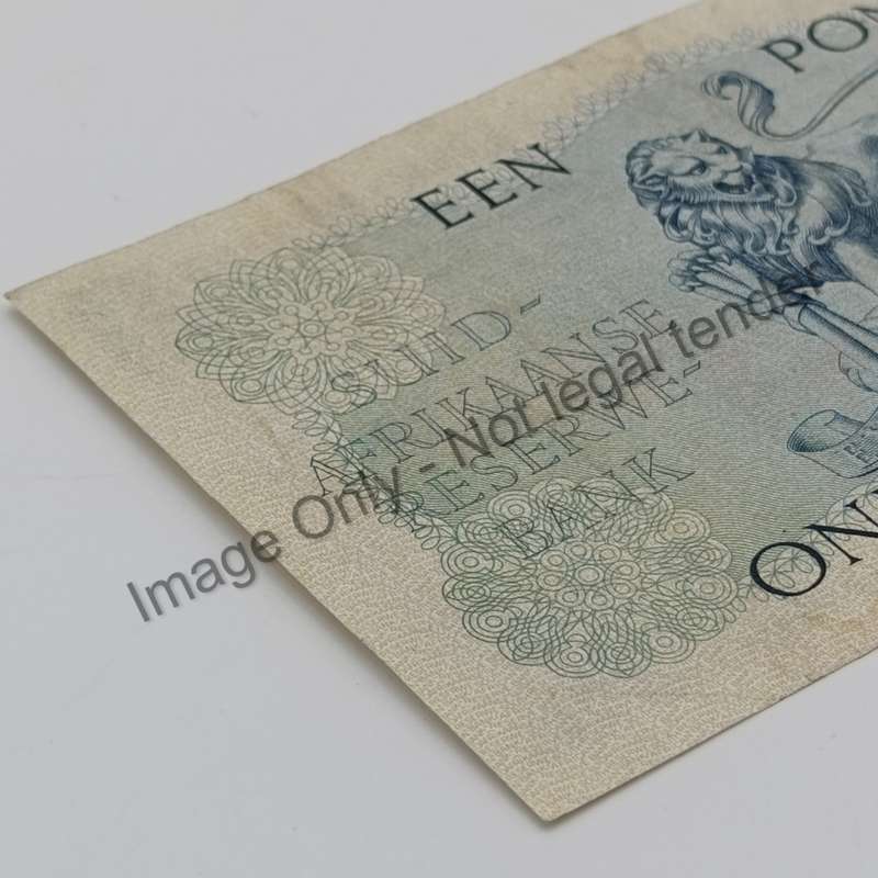 MH de Kock one pound 12-12-51 - B120 - AU with creases