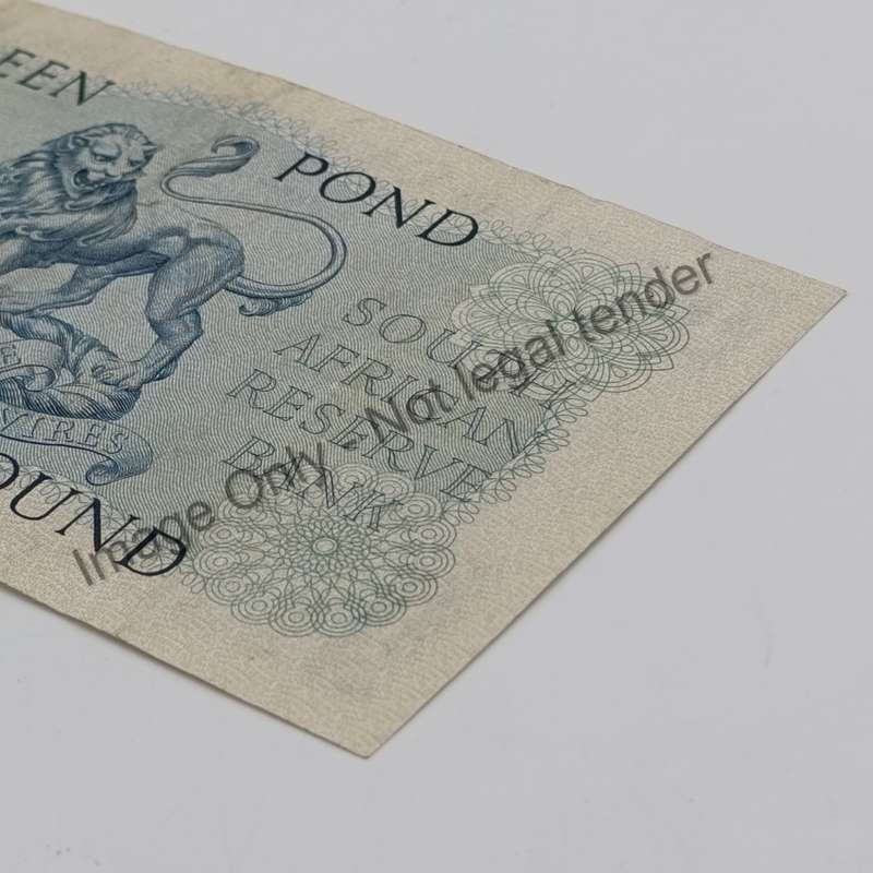 MH de Kock one pound 12-12-51 - B120 - AU with creases