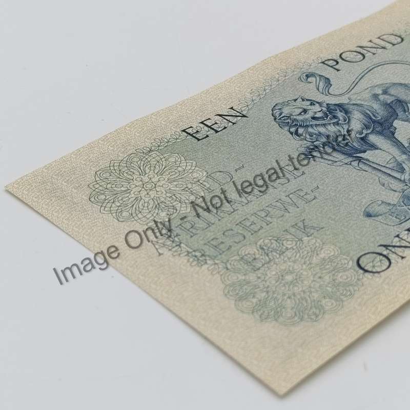 MH de Kock one pound 4-10-56 - E/A - B263 - UNC with slight creases
