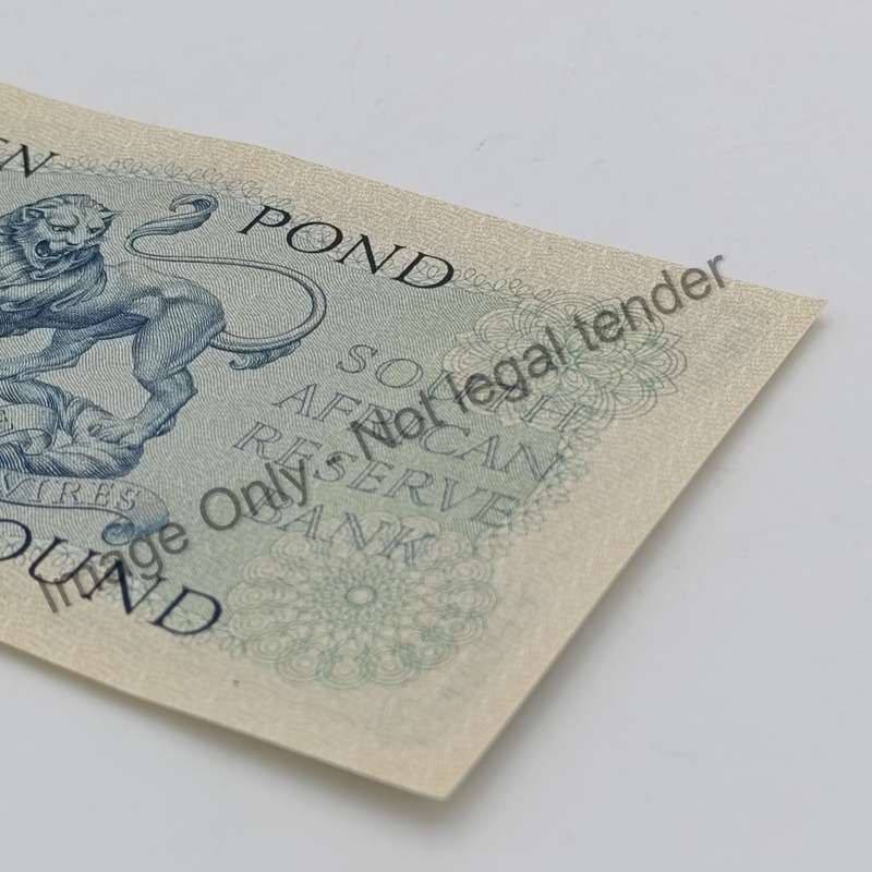 MH de Kock one pound 4-10-56 - E/A - B263 - UNC with slight creases