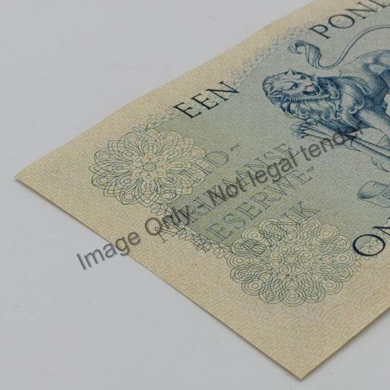 MH de Kock one pound 7-1-58 - A/E - B314 - UNC with some dents