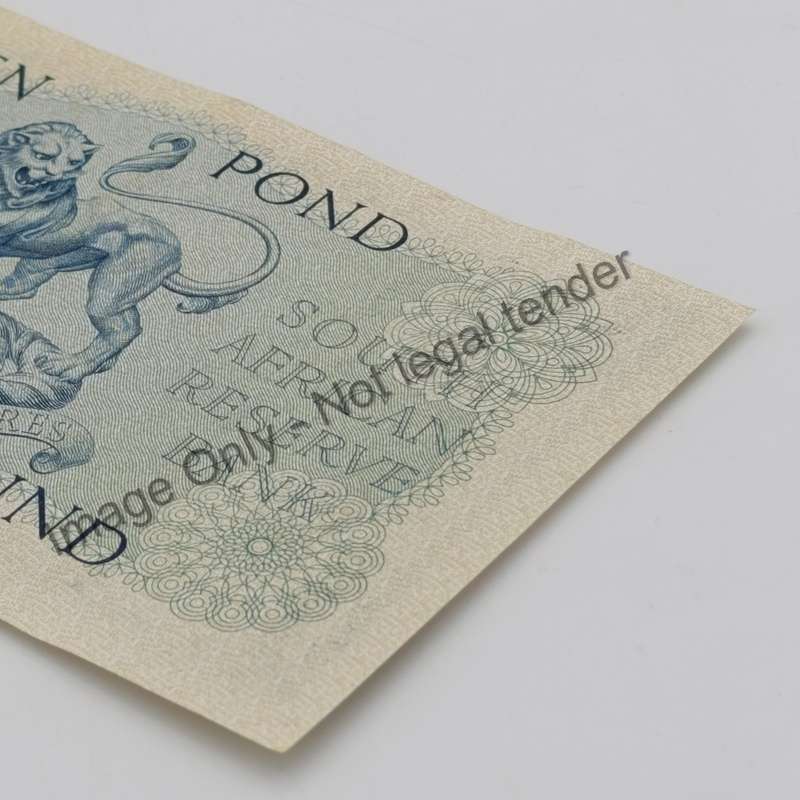 MH de Kock one pound 7-1-58 - A/E - B314 - UNC with some dents