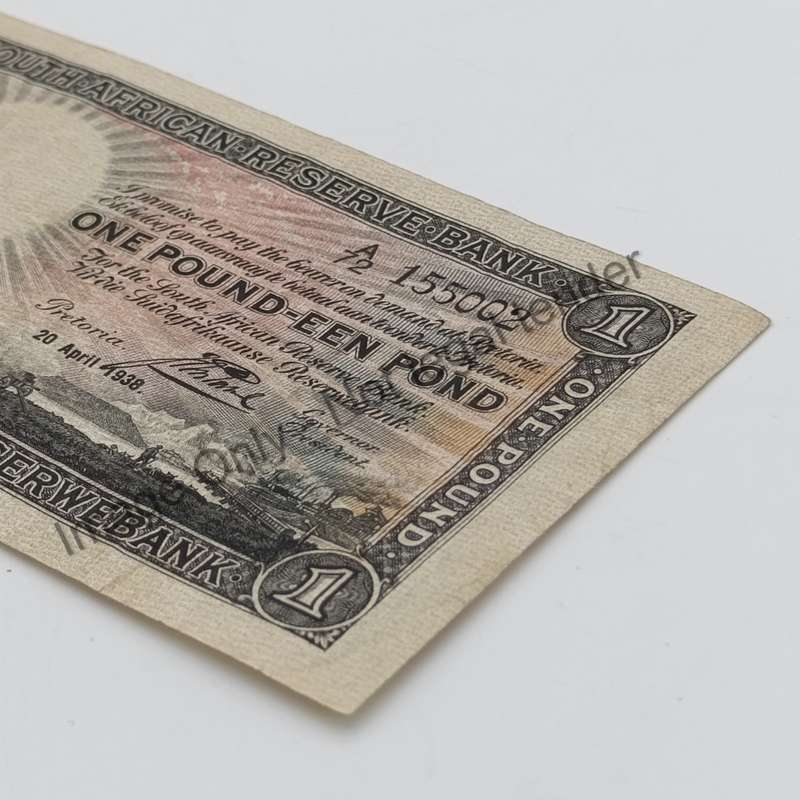 Postmus one pound 20 April 1938 - A72 - aEF