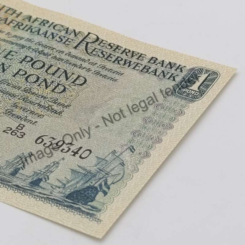 MH de Kock one pound 4-10-56 - B263 - E/A - UNC with slight dent