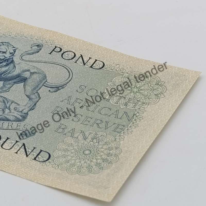 MH de Kock one pound 4-10-56 - B263 - E/A - UNC with slight dent