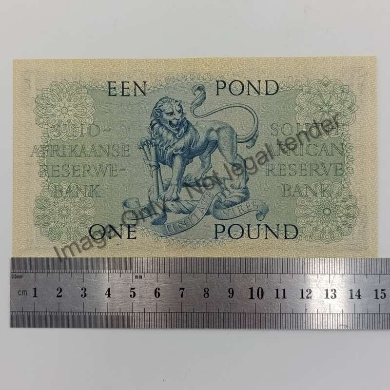 MH de Kock one pound 4-10-56 - B263 - E/A - UNC with slight dent