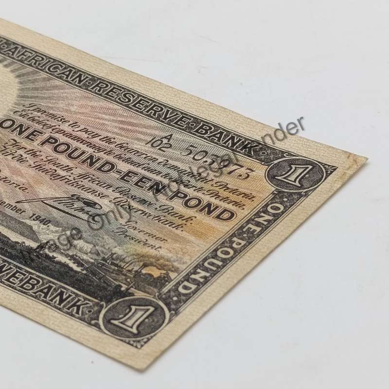 Postmus one pound 8 November 1940 - A102 - EF