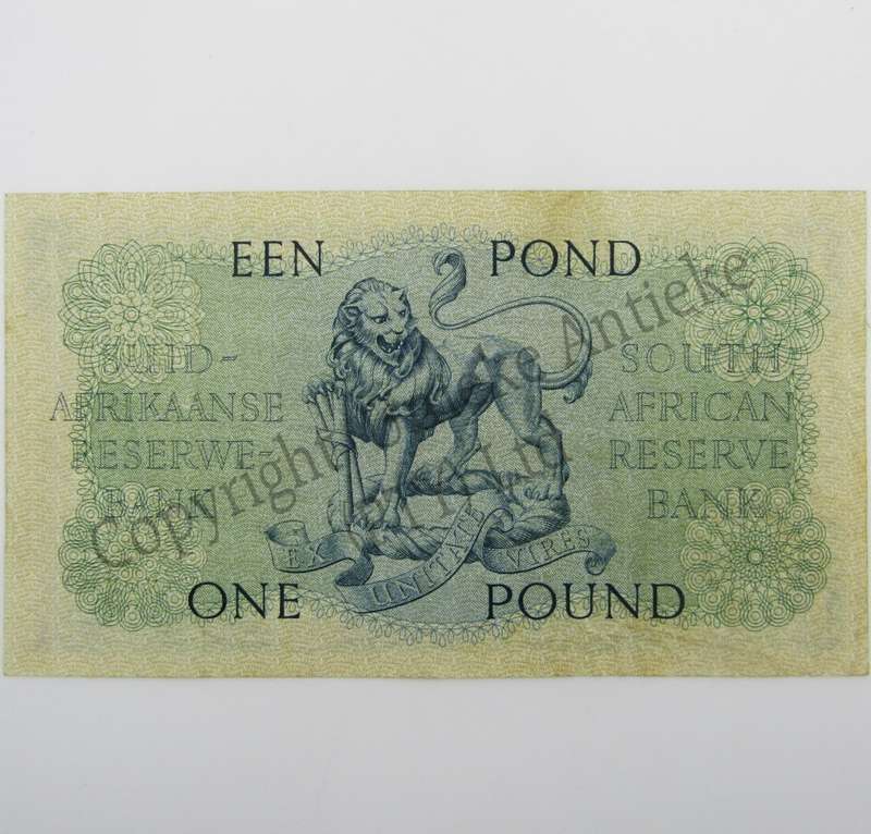 MH de Kock one pound 7-2-57 - B279 - EF