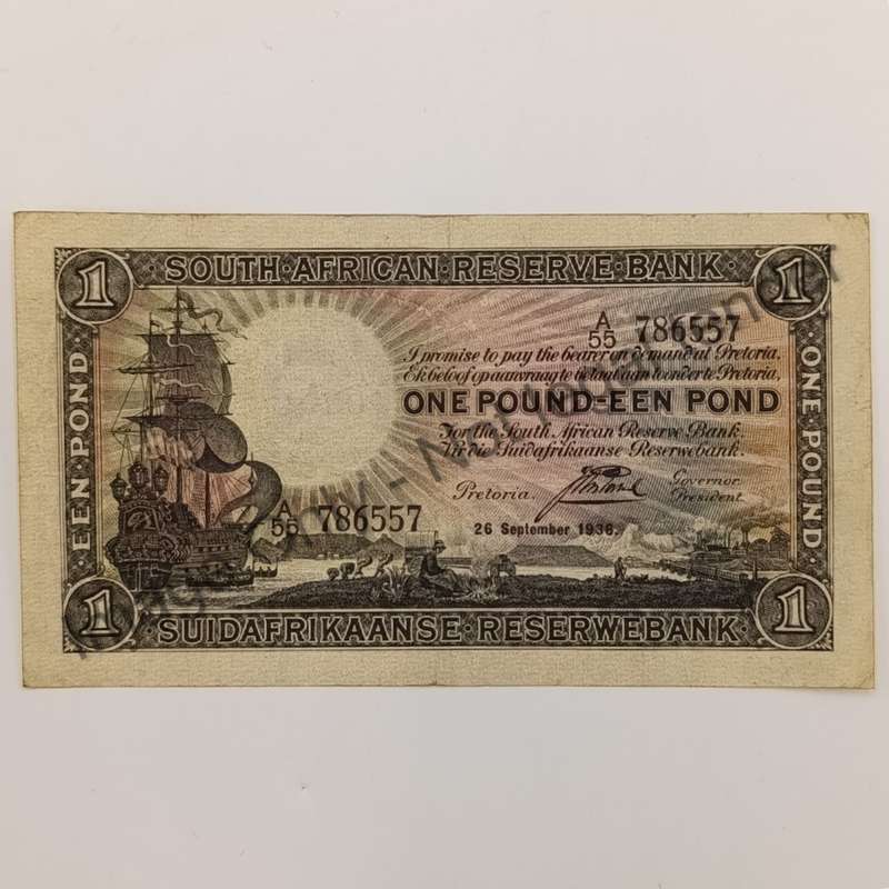 Postmus one pound 26 September 1936 - A55 - aEF