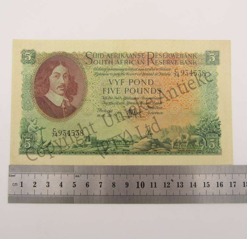 MH de Kock 5 pounds 18-6-59 - C74 - EF