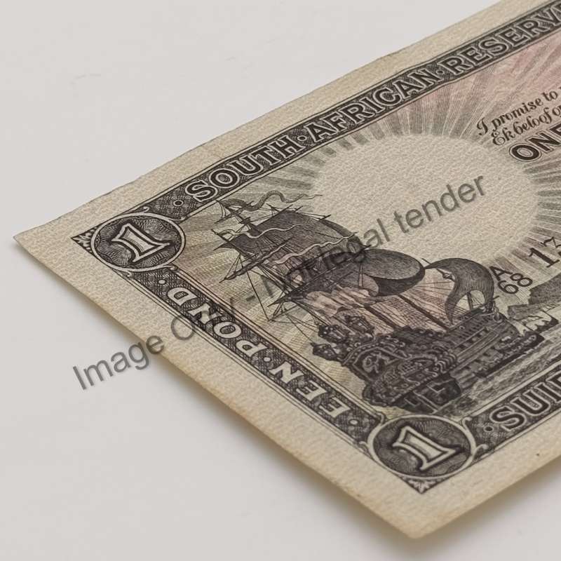 Postmus one pound 11 April 1938 - A68 - EF - middle fold plus few others