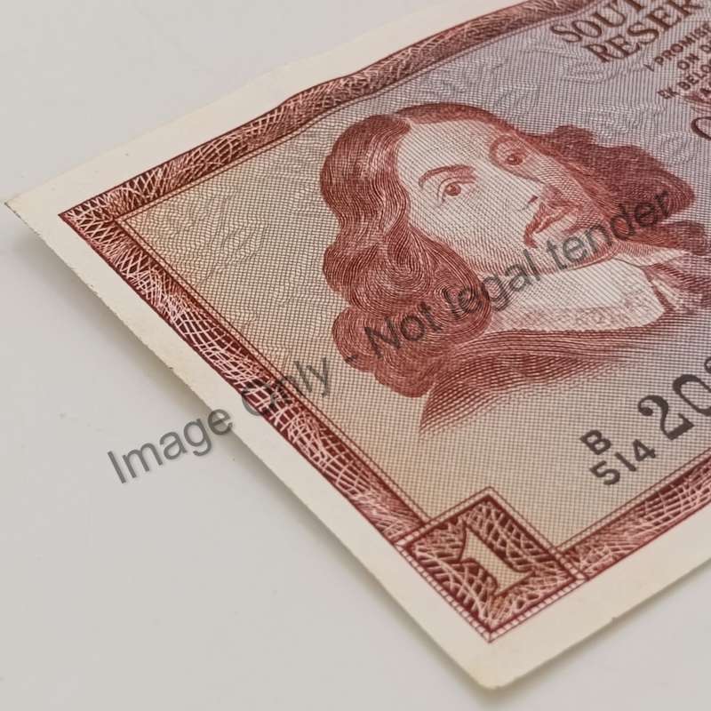 TW de jongh 3rd Issue 1975 lot of 4 banknotes with consecutive numbers