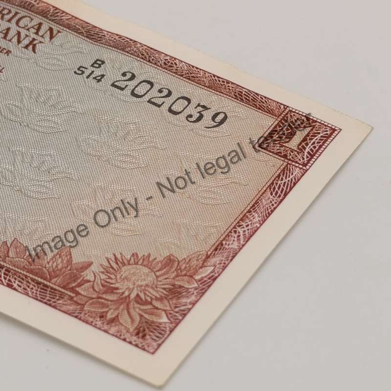 TW de jongh 3rd Issue 1975 lot of 4 banknotes with consecutive numbers