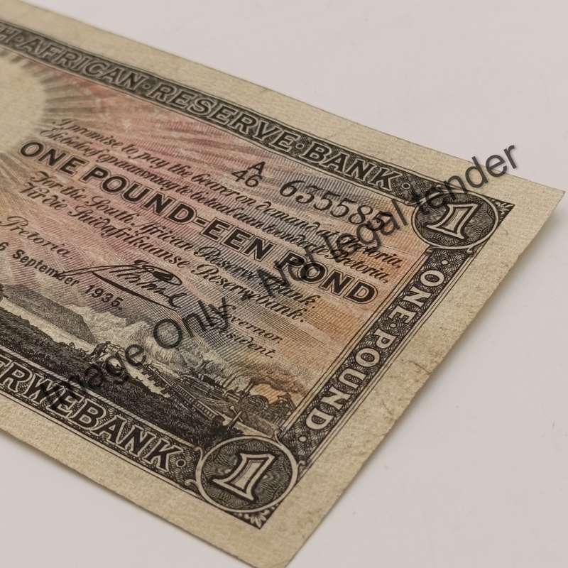 Postmus one pound 6 September 1935 - A46 - aEF