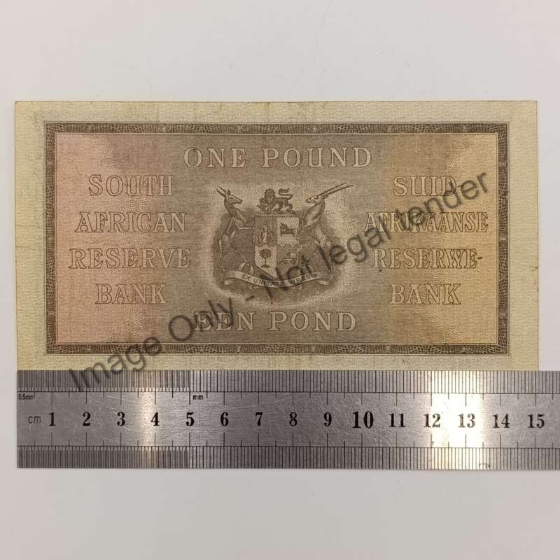 Postmus one pound 2 April 1934 - A38 - EF -  small margin top large margin bottom