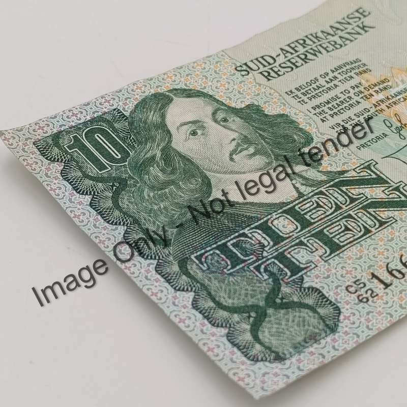 South Africa GPC de Kock 1st, 2nd and 3rd series R10 notes