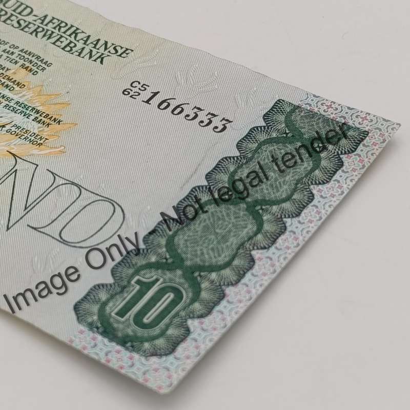 South Africa GPC de Kock 1st, 2nd and 3rd series R10 notes