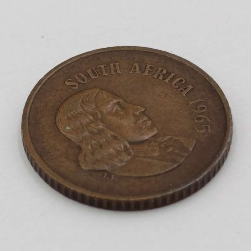 South Africa 1965 English 1 cent - business strike only 1180 minted