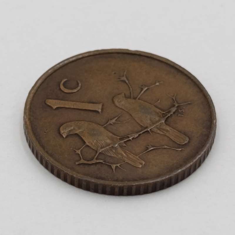 South Africa 1965 English 1 cent - business strike only 1180 minted