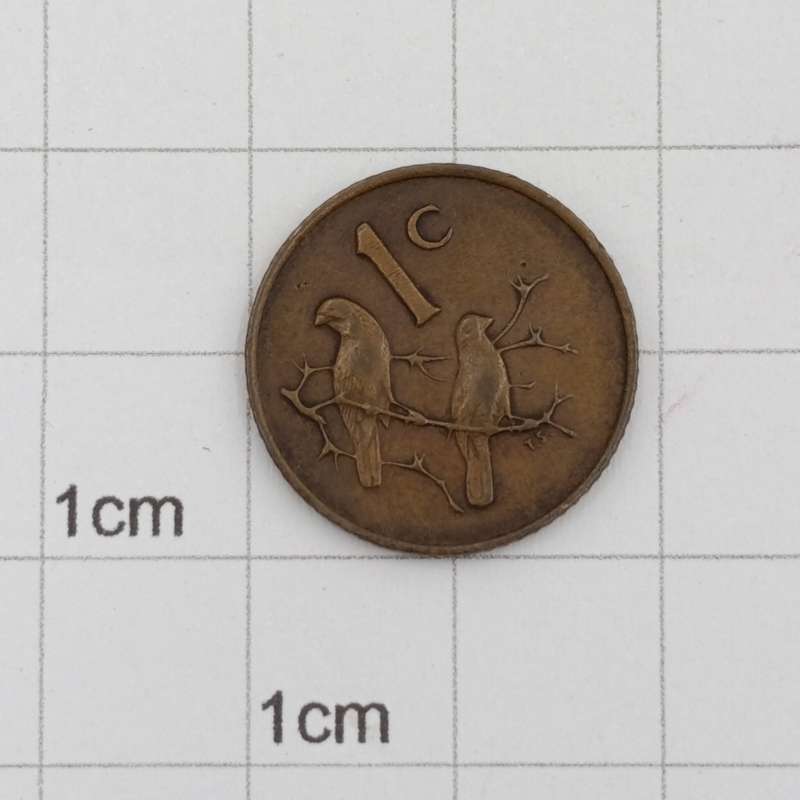 South Africa 1965 English 1 cent - business strike only 1180 minted