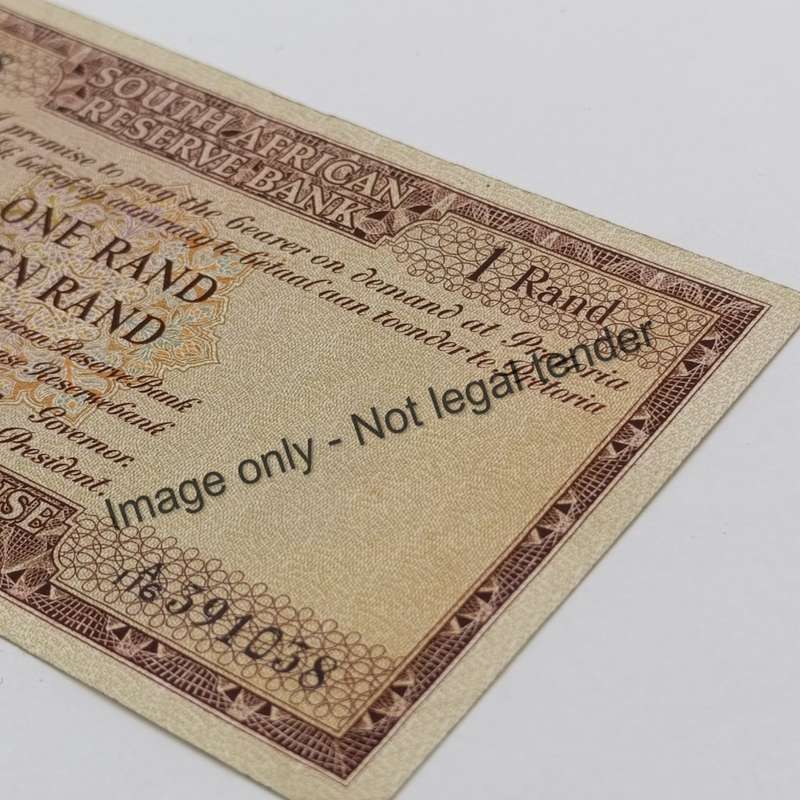 Rissik First Issue R1 banknote AU (folds & dents)