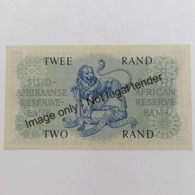 Rissik Only Issue R2 banknote 1962 - AU + (unc with fold marks)