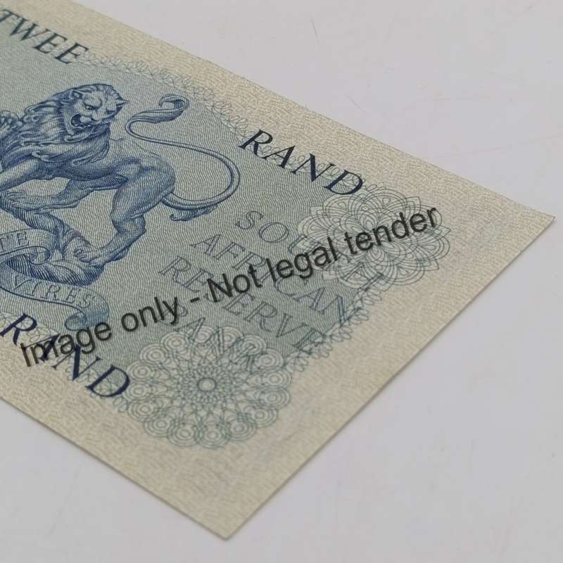 Rissik Only Issue R2 banknote 1962 - AU + (unc with fold marks)