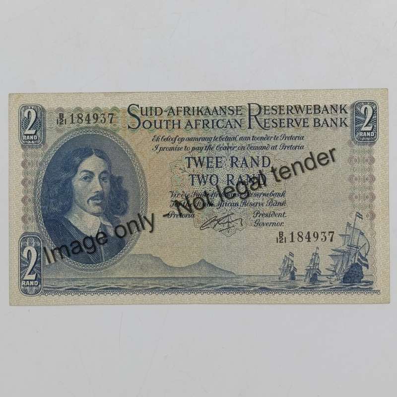 Rissik R2 banknote 1962 - unc with slight fold marks