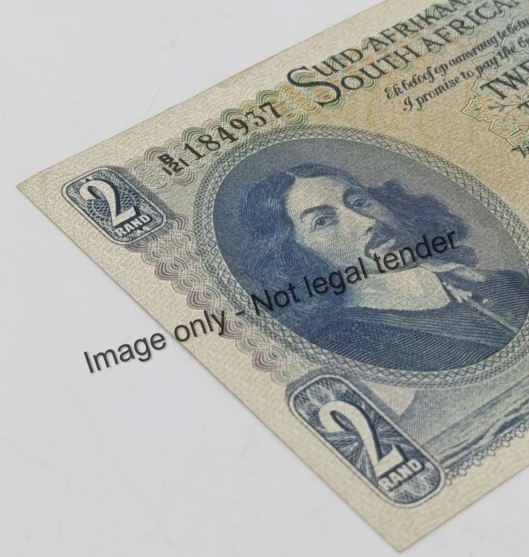 Rissik R2 banknote 1962 - unc with slight fold marks