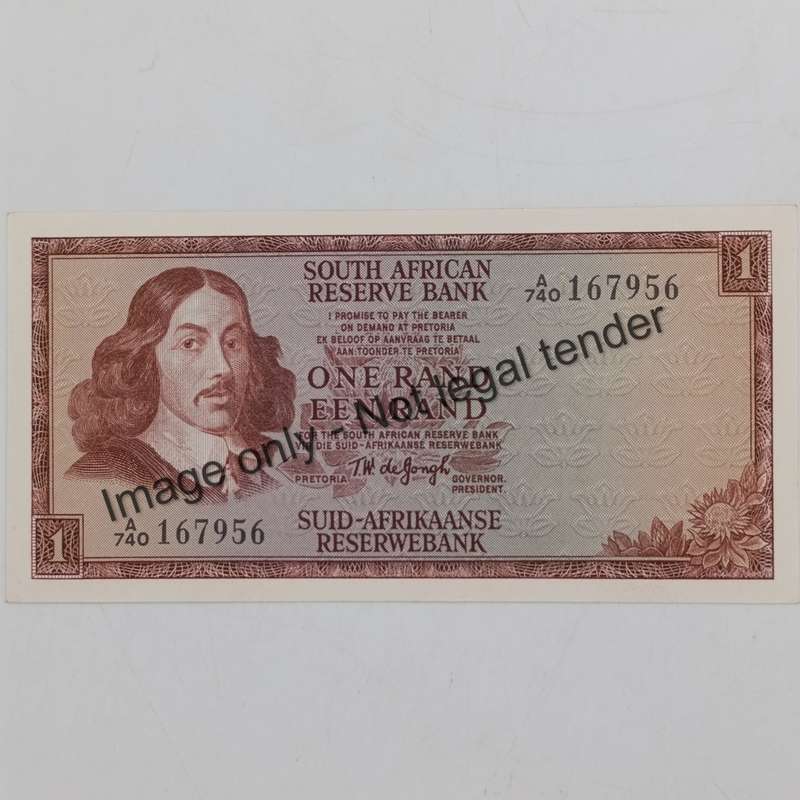 TW de Jongh First Issue 1972 - A740 R1 banknote uncirculated