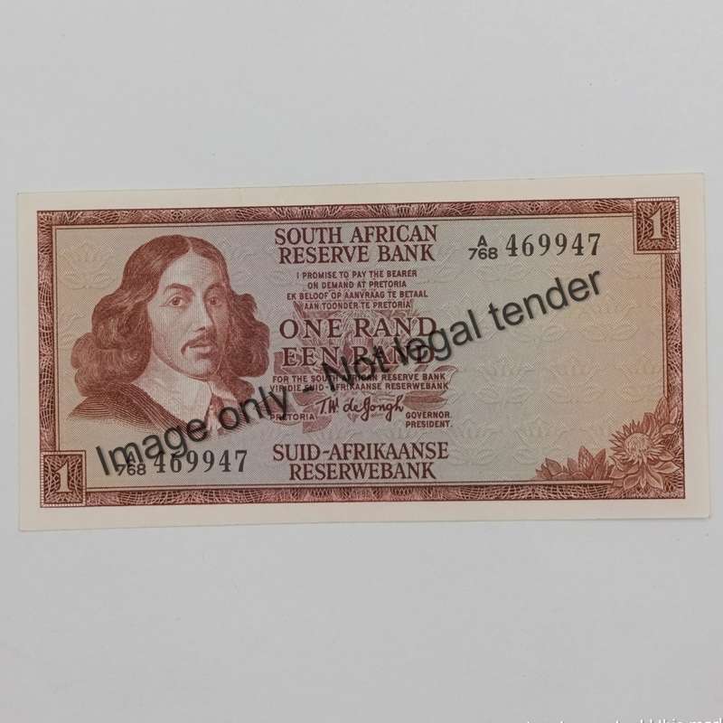 TW de Jongh first Issue 1972 A768 R1 banknote uncirculated