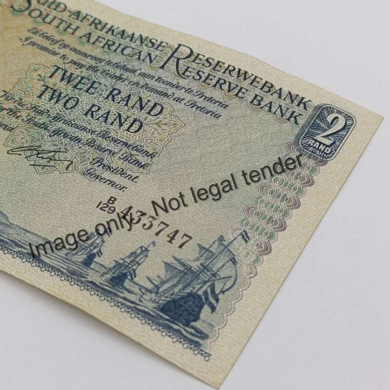 Rissik only issue R2 banknote 1962 - AU+