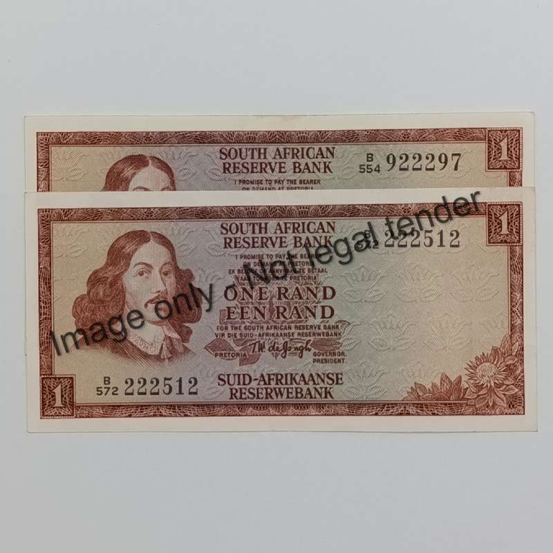 TW de Jongh 3rd Issue - Lot of 2 notes with 222 in number