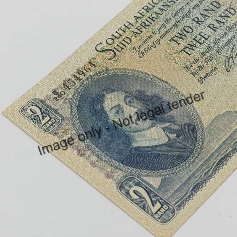 Rissik only Issue R2 banknote 1962 - AU with slight fold mark