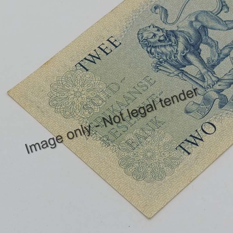 Rissik only Issue R2 banknote 1962 - AU with slight fold mark